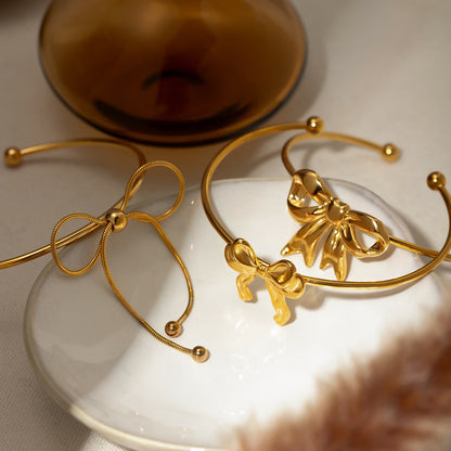 Refined Bow Bangle