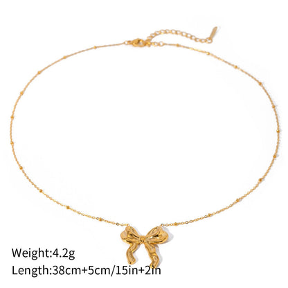 Eternal Bow Necklace