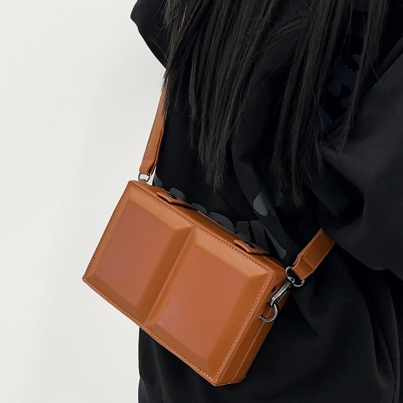 Tan Block Bag