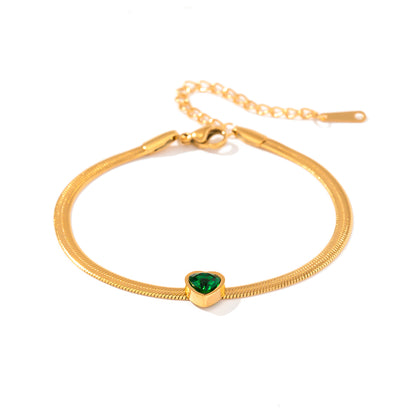 Emerald Serpent Bracelet