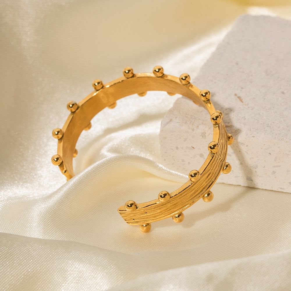 Golden Orb Bangle