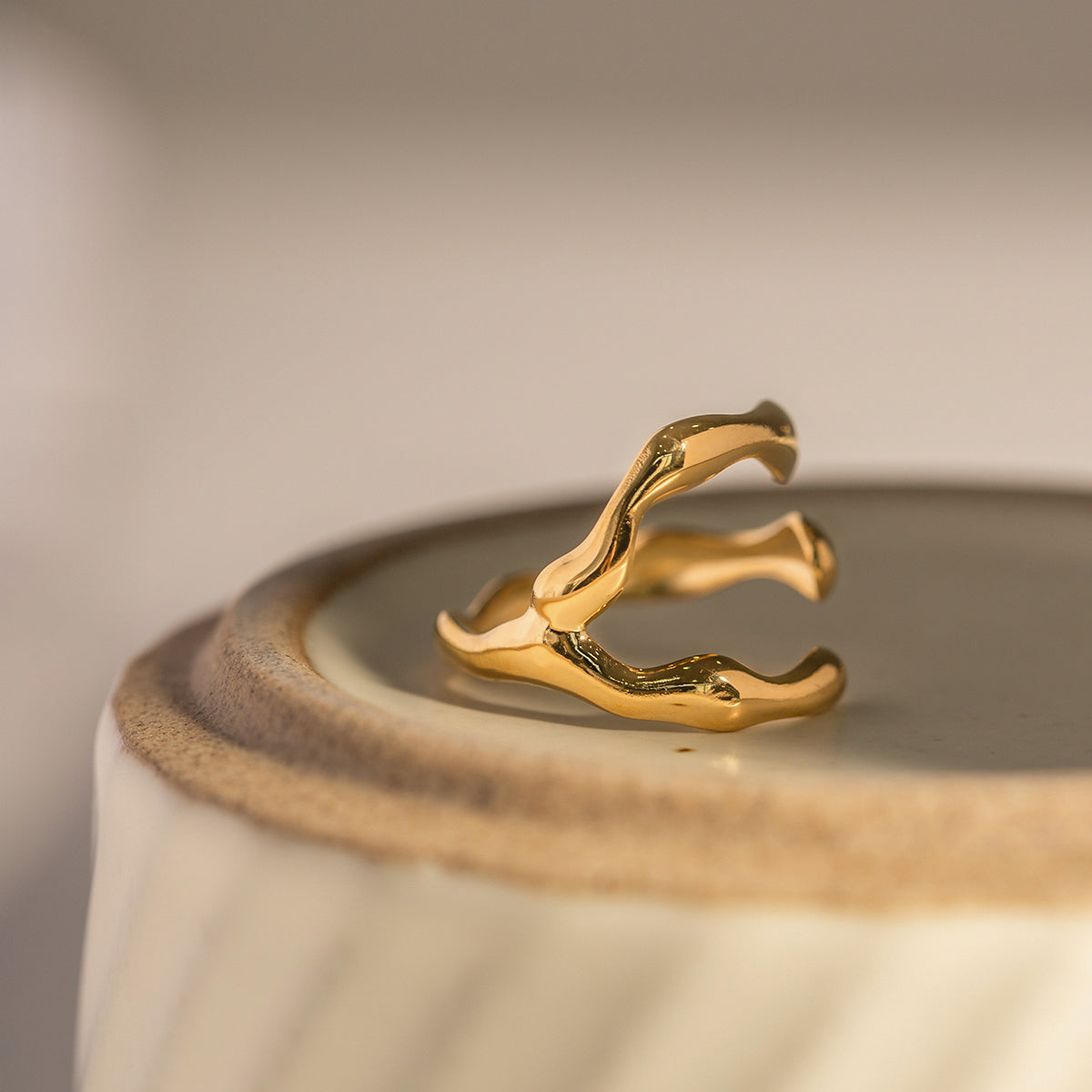 Golden Claw Ring