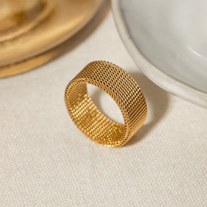 Golden Braid Ring