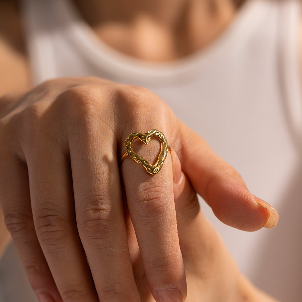 Hearts Heartbeat Ring