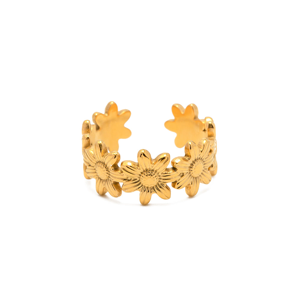 Golden Bouquet Ring